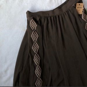 Ariat Brown Skirt with Tan Accents